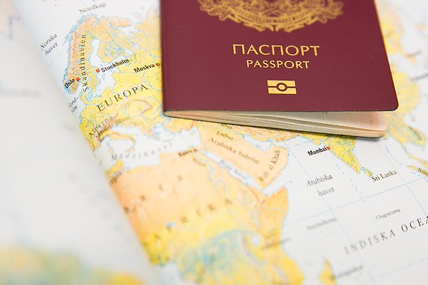 Bild på ett pass